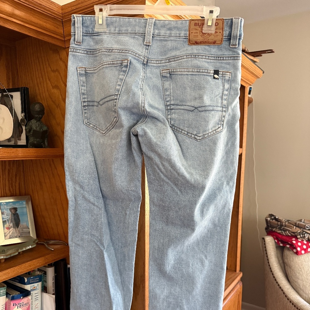 Buffalo Stone Washed Jeans, Relaxed-Straight, 30x32